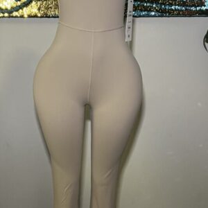 Interchangeable strap flare leg jumpsuit
